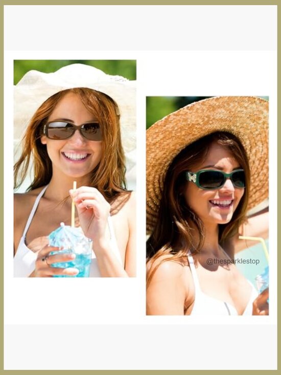 Polarized Sunglasses with Butterfly Wrap-Around Design UV400 Protection main image 4